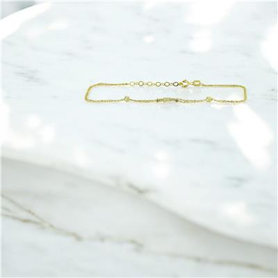 14 Ayar Altın Yıldızlı Bileklik  -  0201395