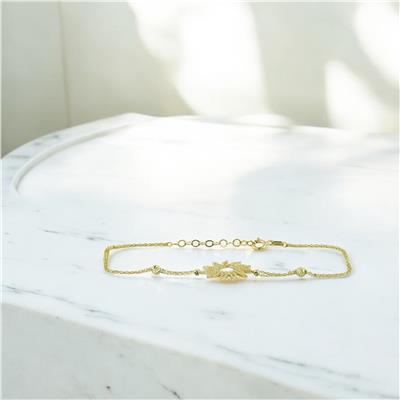 14 Ayar Altın Yıldızlı Bileklik  -  0201398