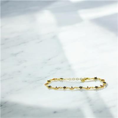 14 Ayar Altın Yıldızlı Bileklik  -  0203719