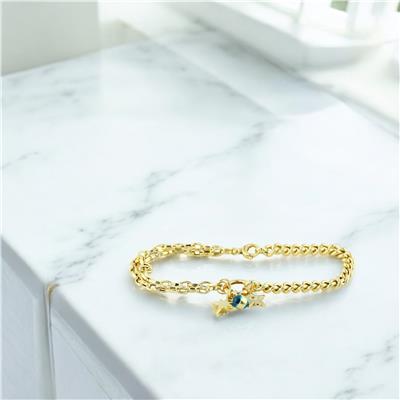 14 Ayar Altın Yıldızlı Bileklik  -  0205217