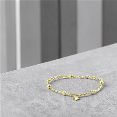 14 Ayar Altın Yıldızlı Bileklik  -  0207193