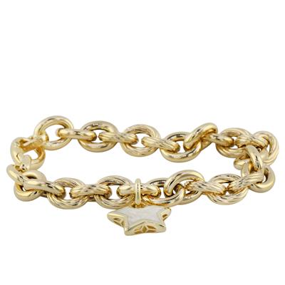 14 Ayar Altın Yıldızlı Bileklik  -  F003611