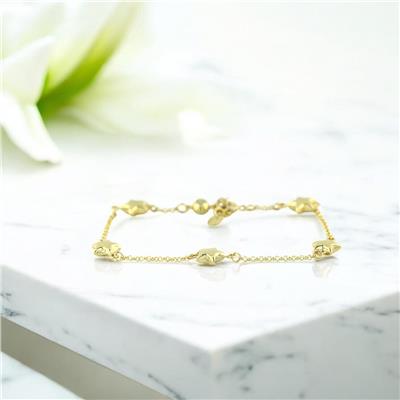 14 Ayar Altın Yıldızlı Bileklik  -  F005640
