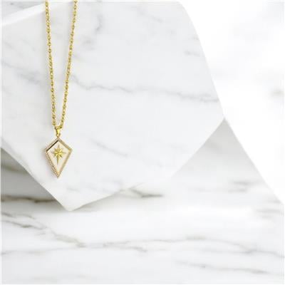 14 Ayar Altın Yıldızlı Kolye  -  0192623