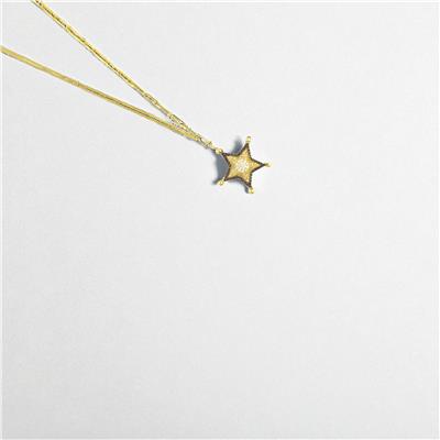 14 Ayar Altın Yıldızlı Kolye  -  0194387