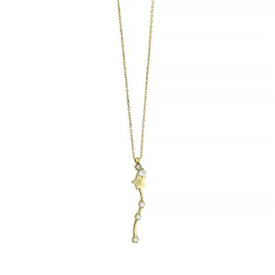 14 Ayar Altın Yıldızlı Kolye  -  0201254