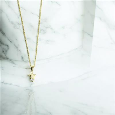 14 Ayar Altın Yıldızlı Kolye  -  0201261