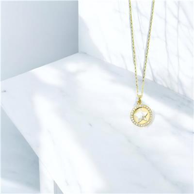 14 Ayar Altın Yıldızlı Kolye  -  0205079