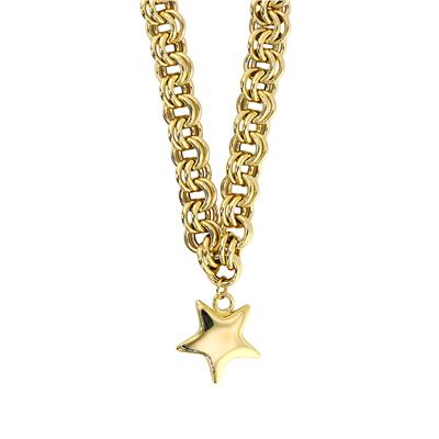 14 Ayar Altın Yıldızlı Kolye  -  F003557