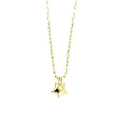 14 Ayar Altın Yıldızlı Kolye  -  F003661
