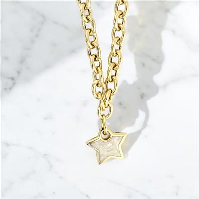 14 Ayar Altın Yıldızlı Kolye  -  F003671