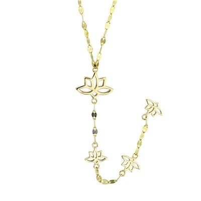 14 Ayar Altın Tasarım Kolye  -  F005636