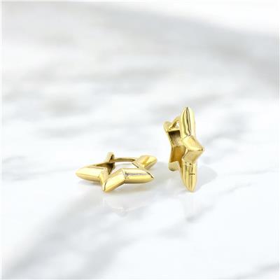 14 Ayar Altın Yıldızlı Küpe  -  0193649