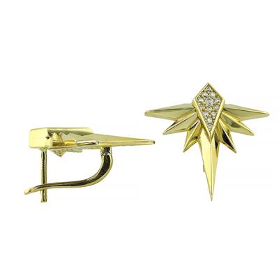 14 Ayar Altın Yıldızlı Küpe  -  F004663