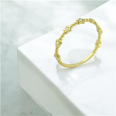 14 Ayar Altın Yıldızlı Yüzük  -  0201351