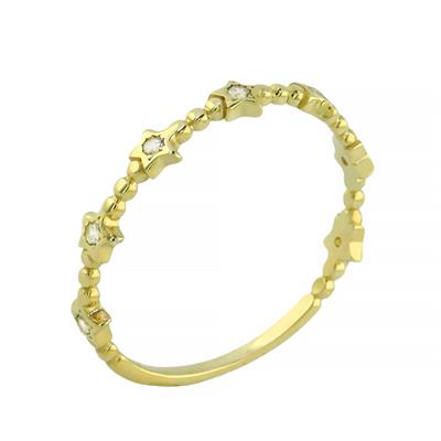 14 Ayar Altın Yıldızlı Yüzük  -  0201351