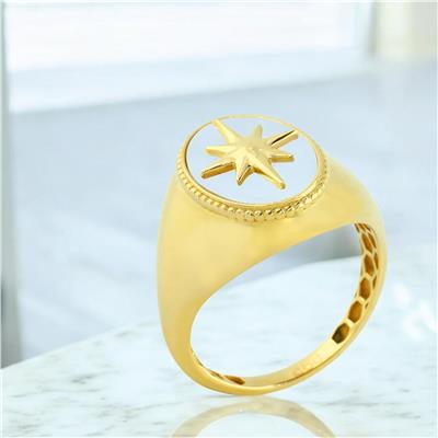 14 Ayar Altın Yıldızlı Yüzük  -  0204697