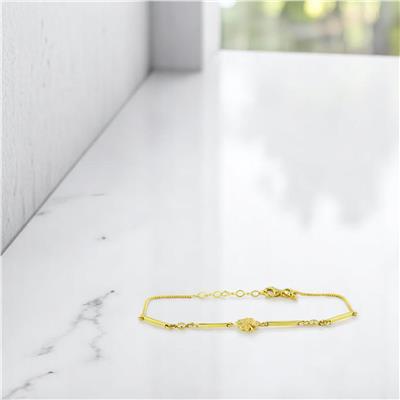 14 Ayar Altın Yonca Bileklik  -  0194264