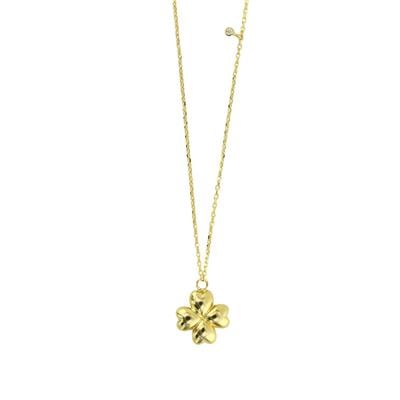 14 Ayar Altın Yonca Kolye  -  0206161