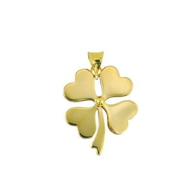 14 Ayar Altın Yonca Kolye Ucu  -  0204403