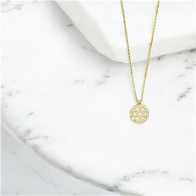 14 Ayar Altın YSM CICEGI Kolye  -  0201244