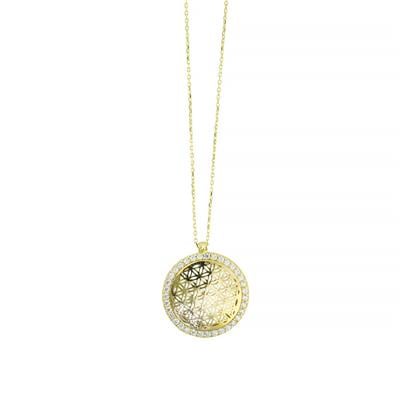 14 Ayar Altın YSM CICEGI Kolye  -  0205075