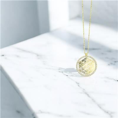 14 Ayar Altın YSM CICEGI Kolye  -  0205076