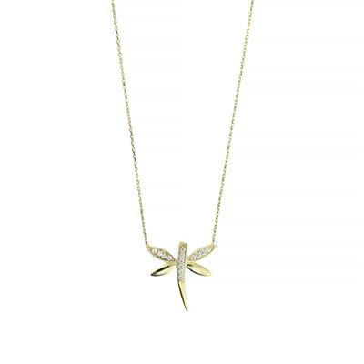 14 Ayar Altın Yusufcuk Kolye  -  0201268