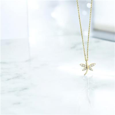 14 Ayar Altın Yusufcuk Kolye  -  0202246