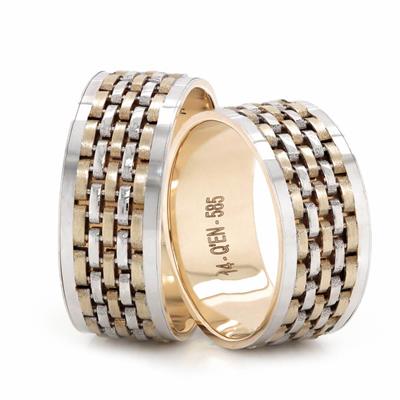 14 Ayar Elişi Erkek Alyans - DKM0030