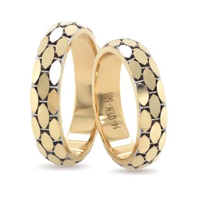 14 Ayar Elişi Erkek Alyans - DKM0346