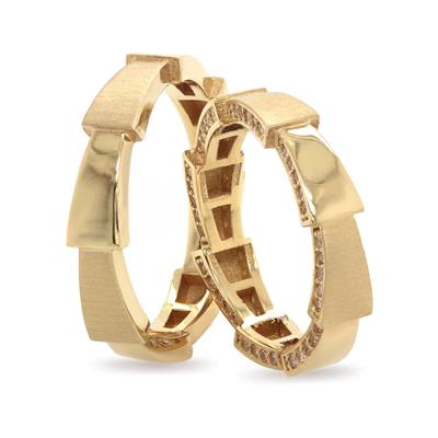 14 Ayar Elişi Erkek Alyans - DKM0718