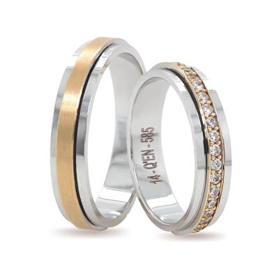 14 Ayar Elişi Erkek Alyans - EL00390