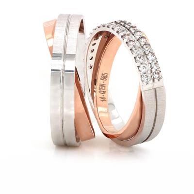 14 Ayar Elişi Erkek Alyans - EL00398