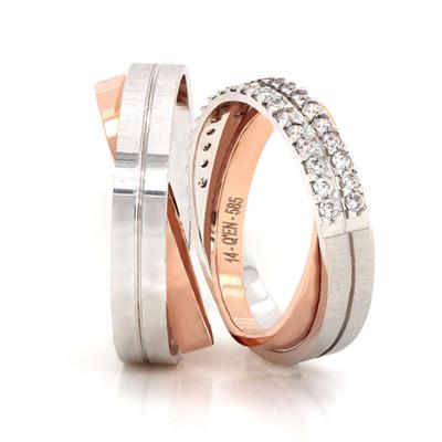 14 Ayar Elişi Erkek Alyans - EL00398