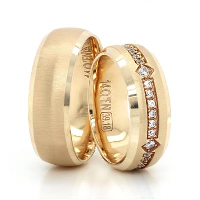 14 Ayar Elişi Erkek Alyans - EL01332