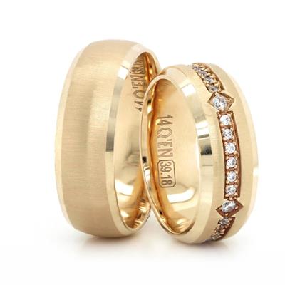 14 Ayar Elişi Erkek Alyans - EL01332