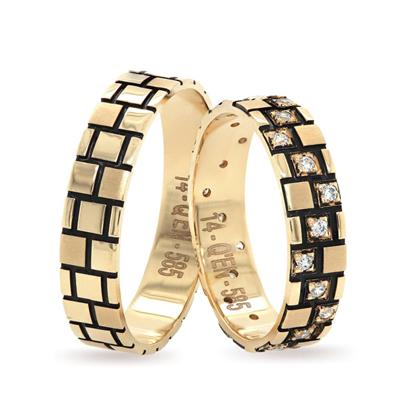 14 Ayar Elişi Erkek Alyans - EL01458