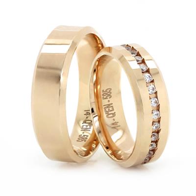 14 Ayar Elişi Erkek Alyans - EL01672