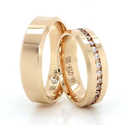 14 Ayar Elişi Erkek Alyans - EL01672