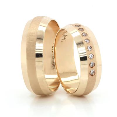 14 Ayar Elişi Erkek Alyans - EL01714