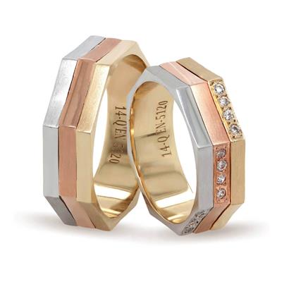 14 Ayar Elişi Erkek Alyans - EL01728