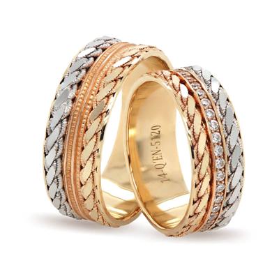 14 Ayar Elişi Erkek Alyans - EL01736