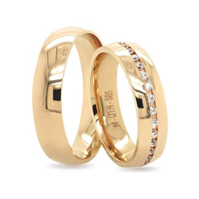 14 Ayar Elişi Erkek Alyans - EL01848