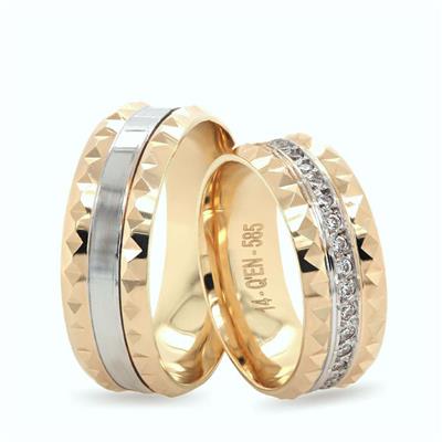 14 Ayar Elişi Erkek Alyans - EL01850