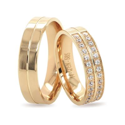 14 Ayar Elişi Erkek Alyans - EL01864