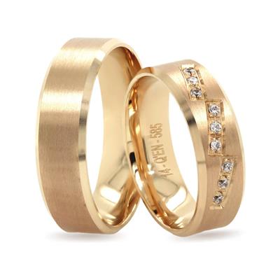 14 Ayar Elişi Erkek Alyans - EL01866