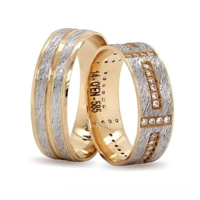 14 Ayar Elişi Kadın Alyans - EL01614