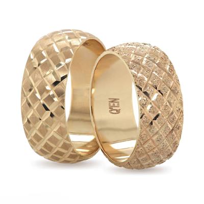 14 Ayar Makine Erkek Alyans - IBK0164