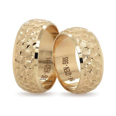 14 Ayar Makine Erkek Alyans - IBK0220